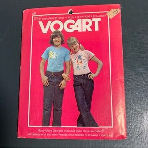 Vintage Vogart Transfer Patterns from the 70s